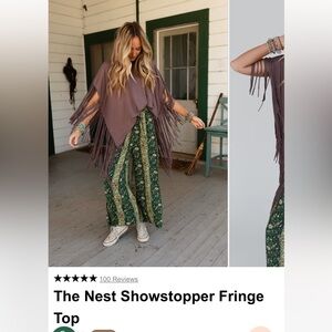 Showstopper Fringe Top